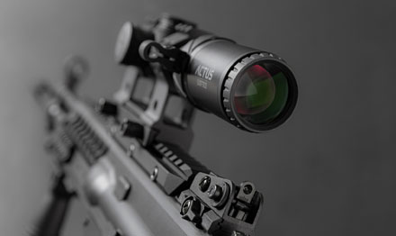 총기 스코프 전문 사진 촬영